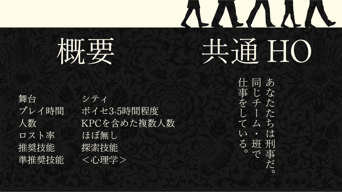 ax_cupsoup's tweet photo. CoC6シナリオ紹介
◤ サインポール・サイン ◢

連続殺人事件に挑む、自陣継続シナリオ。 倫理観も試される。

｜「僕は真実が嫌いだ」
｜「私は真実が好きですわ」

複数PC(うち1人はKPC)
https://t.co/Nw6VuB8tmv
https://t.co/OCQg9lcKkn https://t.co/6fhevnuacH