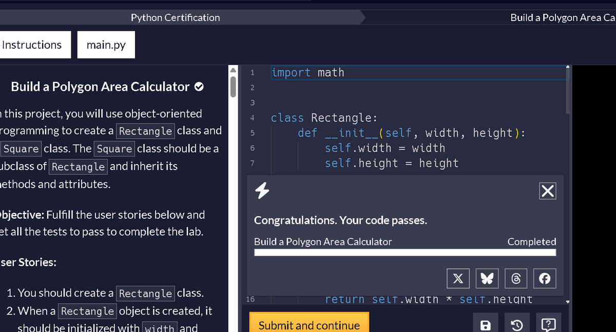 MarvelOla19992's tweet photo. I have completed Build a Polygon Area Calculator #freecodecamp
 https://t.co/jr5xrqnEV3 https://t.co/a5LB8nJzVs