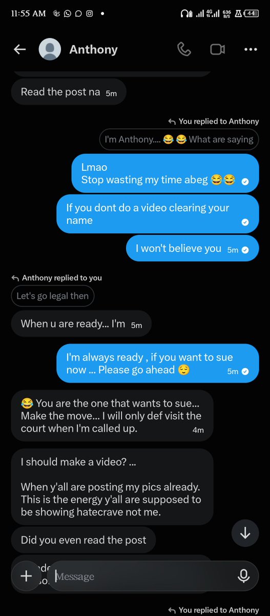 rkive_holic's tweet photo. Anthony in my dm guys 😂😂

Is it that hard to make a video and clear your name 😭? https://t.co/h0EicZVd54