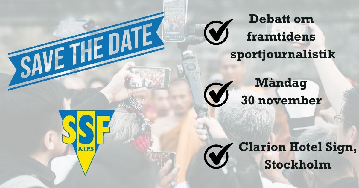 SSFAIPS's tweet photo. SSF-medlem: Boka in den 30 november i kalendern! Mer info kommer. https://t.co/9BkodW37yG
