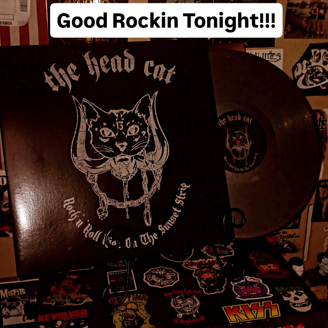 SharenRecib7wc's tweet photo. My final Saturday night record is a fantastic live album by The Head Cat, featuring Lemmy Kilmister, Danny B. Harvey, and Slim Jim Phantom. Recorded in 2006 and released in 2022, it’s essential listening for Motörhead and Stray Cats fans. https://t.co/lHlgYbRbeI