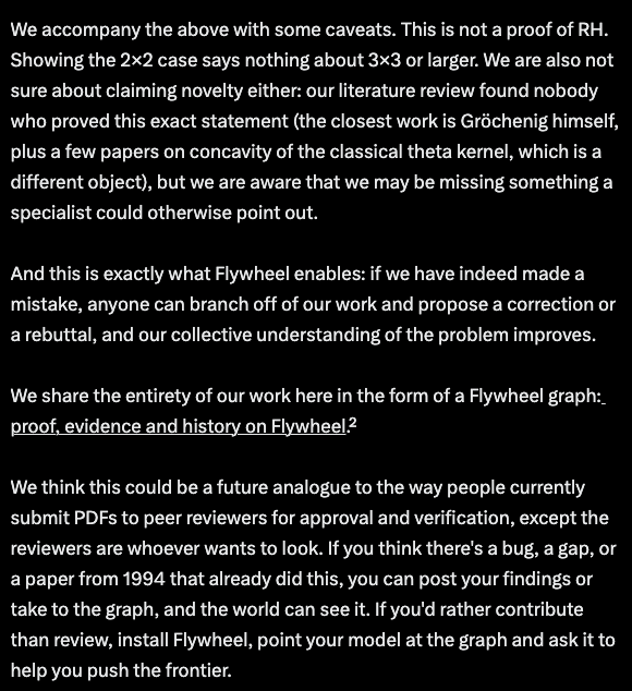 finally, this result could be wrong. as it should be. science should never be single-player. if it's wrong, you can…