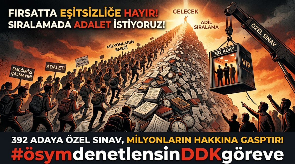 osmnnz's tweet photo. Eşdeğer sınav kabul edilemez. ÖSYM eşitlik ilkesini dayanak göstererek eşitliği ezdi. ÖSYM denetlensin!
#ösymdenetlensinDDKgöreve https://t.co/LQySCH8UlR