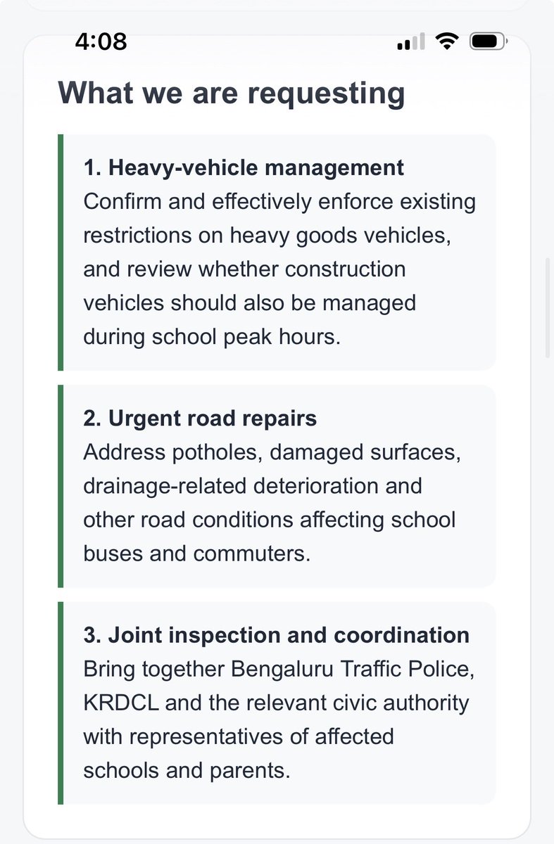 njvz145's tweet photo. Please support the students in Whitefield Varthur Gunjur corridor of East Bangalore. The kids left home for school at 6:30 am and have been on bus home 2 hours already. Not moving. This is every day. Inhuman. Somebody help.

@WFRising @RisingVarthur @DCPTrEastBCP @krishnabgowda https://t.co/GCZziT1YWc
