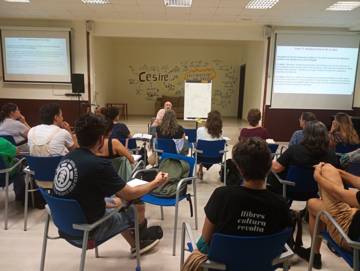 creamat1's tweet photo. Formació de referents en observació i la creació de lliçons de classe (Lesson Study) amb en @DeulofeuJordi . Pujant-nos a les espatlles dels gegants.
3r any del programa Florence-SIM
#PCTMatemàtiques
@educaciocat https://t.co/XBJXOXrJRB