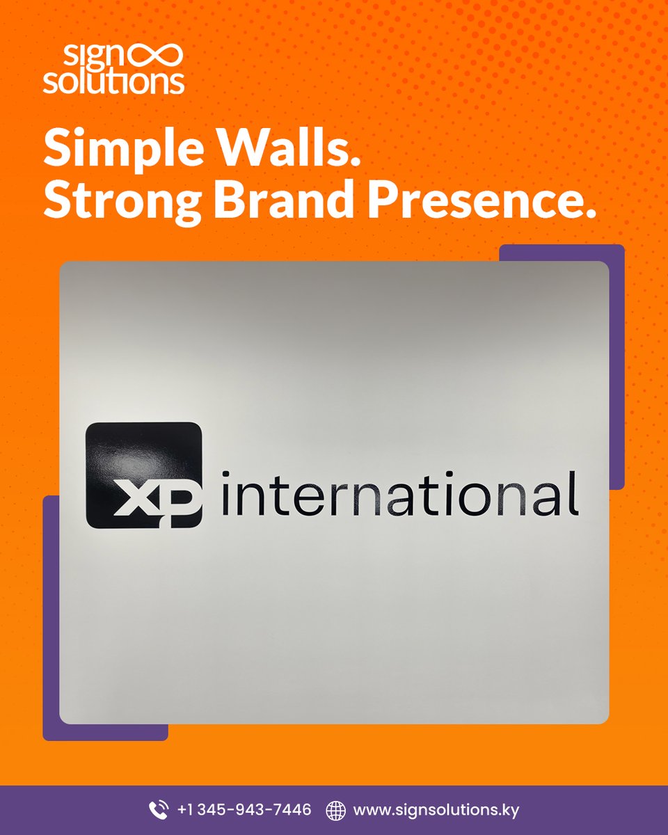 signsolutionky's tweet photo. Your walls can do more than fill space. Custom wall decals create a clean, professional environment while keeping your brand front and center.
#WallDecals #OfficeBranding #InteriorBranding #WallGraphics #CorporateSignage #SignSolutionsKY #CaymanIslands https://t.co/9JLdj1swpc