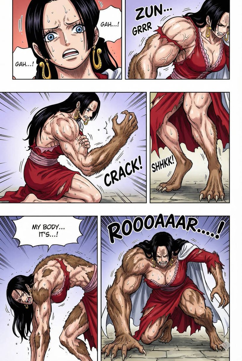 Guyboiy's tweet photo. Boa Hancock Cursed to transform into a werewolf
#ONEPIECE〜 https://t.co/Fbpkurr7NM
