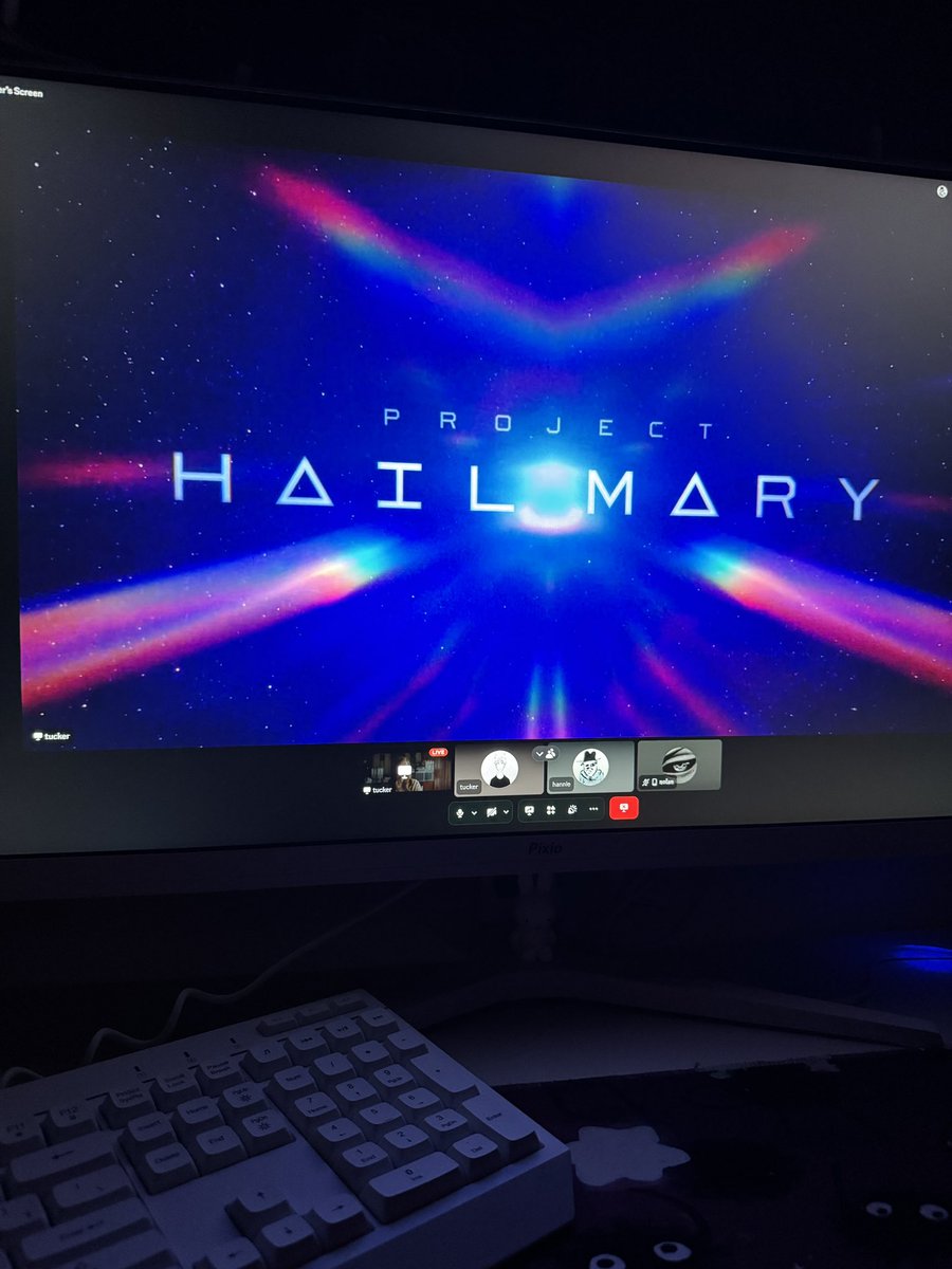 sairiots's tweet photo. just got around to watching project hail mary &amp; dare i say best release so far this year??? https://t.co/rliOgPfzFn