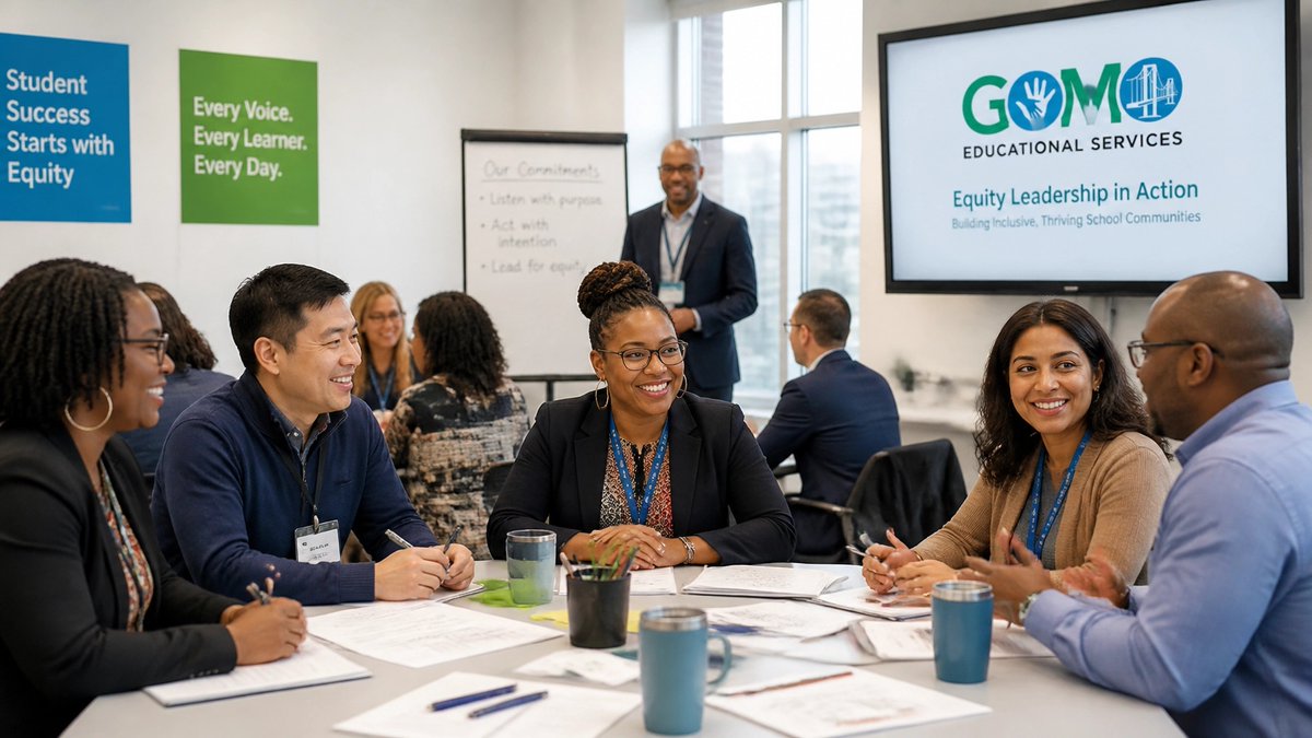 GomoEdS's tweet photo. Equity in leadership isn't just a buzzword; it’s the foundation of a thriving school system. ⚖️ We empower leaders to dismantle barriers and build inclusive environments. Contact us to book a GOMO session today! Just the beginning! Wait and see! #WhyGOMO https://t.co/4IuW9JE25P