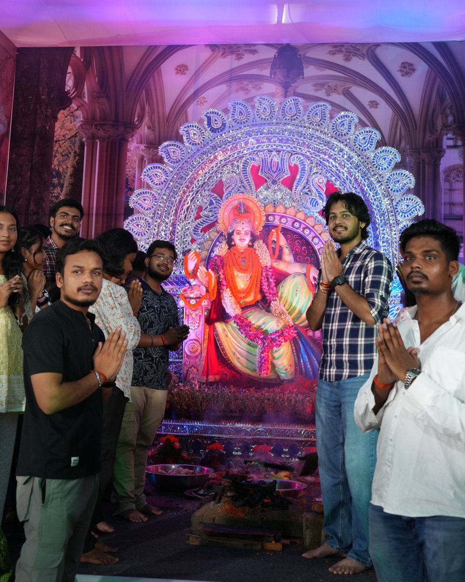 KIITUniversity's tweet photo. We at KIIT came together to celebrate Vishwakarma Puja, with staff and students gathering to offer prayers and seek blessings for knowledge, skill, creativity, and excellence in every endeavour.

A day to honour the spirit of craftsmanship, innovation and the hands that turn ideas into reality.

Happy Vishwakarma Puja from KIIT!