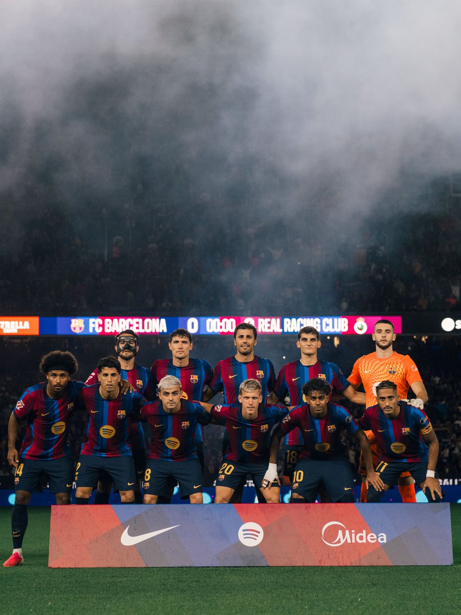 FCBarcelona's tweet photo. +3 +3 +3 +3 +3 +3 = 18 https://t.co/CACtvmwTOO