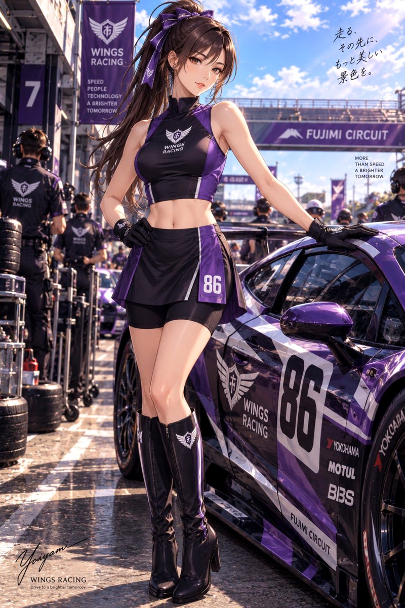 ItalianHinata's tweet photo. 最近センシティブに引っかかってから上げる基準に悩みますね…
明らかにあっちのが…みたいなね。というわけで、GROK基準で描いた引っかからないレベルのレースクイーンあげます。あくまでと念押しされましたけど…
#AIイラスト https://t.co/kD3U57BPzq