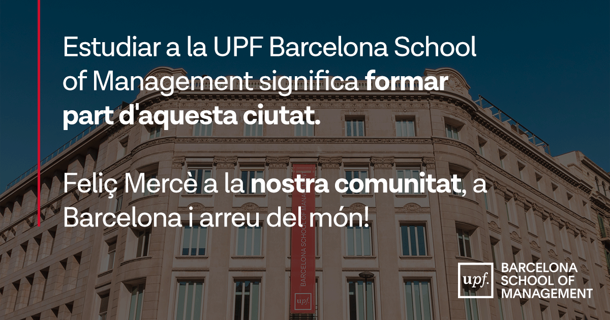 bsm_upf's tweet photo. Des de fa més de 150 anys, #Barcelona s'atura cada setembre per celebrar #LaMercè: castells, correfocs i gegants on la tradició es troba amb l'art contemporani. 🎉

Però és molt més que una festa. És el reflex d'una ciutat oberta, creativa i innovadora, la mateixa on estudiar a la UPF-BSM vol dir formar part d'una comunitat de més de 130 nacionalitats.

Feliç Mercè a tothom! ❤️

#UPFBSM