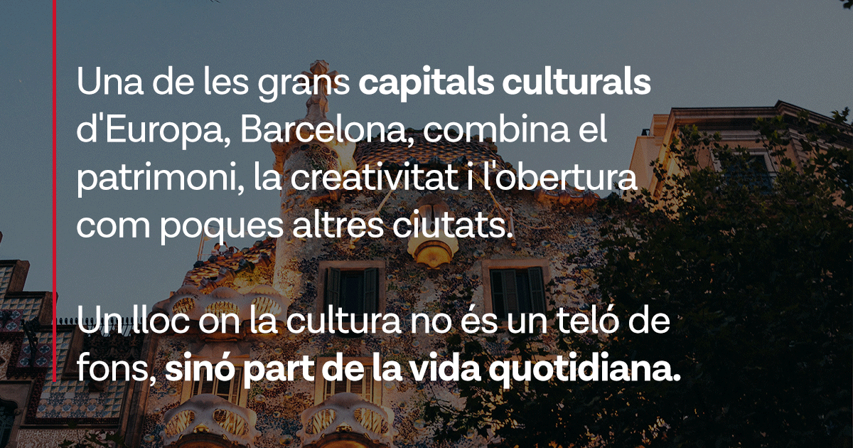 bsm_upf's tweet photo. Des de fa més de 150 anys, #Barcelona s'atura cada setembre per celebrar #LaMercè: castells, correfocs i gegants on la tradició es troba amb l'art contemporani. 🎉

Però és molt més que una festa. És el reflex d'una ciutat oberta, creativa i innovadora, la mateixa on estudiar a la UPF-BSM vol dir formar part d'una comunitat de més de 130 nacionalitats.

Feliç Mercè a tothom! ❤️

#UPFBSM
