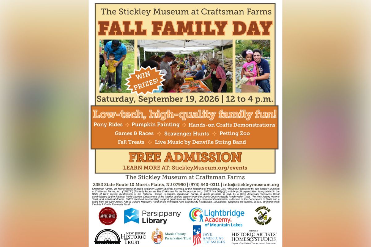 morristourism's tweet photo. Join the Stickley Museum at Craftsman Farms Saturday, Sept. 19 for its 14th Annual Fall Family Day, featuring old-fashioned fun for all ages that includes a petting zoo, pony rides, pumpkin painting, games &amp; races, handcraft demos, scavenger hunts &amp; more.
https://t.co/pqI34RifZT https://t.co/L5bO6L8w9o