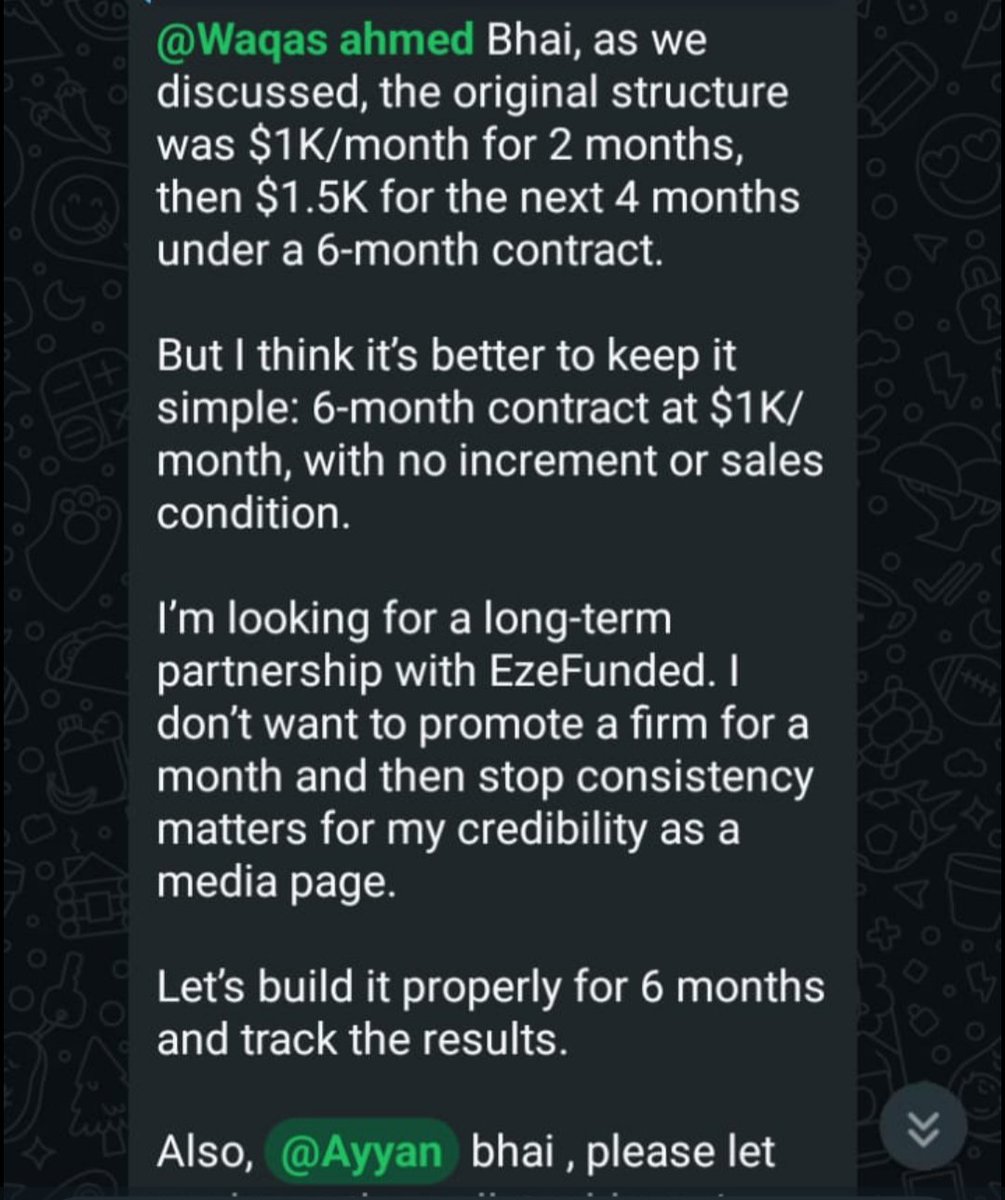 PropFirmSight's tweet photo. 🚨 THE REAL STORY BEHIND THE “TRANSPARENCY” MIGHT BE MORE INTERESTING THAN THE POSTS.

@TrustedPropHub presents itself as a platform that promotes firms based on results, transparency and what traders actually experience.

But according to the screenshots shared, they approached EzeFundedFX for a $1,500 promotional deal.

The deal was declined.

And shortly after that, TrustedPropHub started posting publicly against @EzeFundedfx , highlighting their issues and questioning the firm’s credibility.

That raises a pretty important question:

If a firm refuses to pay for promotion, does it suddenly become a target?

Because if the answer is yes, this isn’t really about transparency or trader protection.

It’s promotion with a price tag.

Look beyond the posts. Look at who you follow.