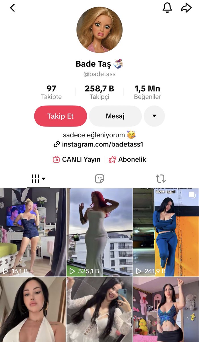 KaraBelaaa06's tweet photo. Tiktok rezillikleri bitmiyor ….. Daha yeni Hapisten çıkmasını bu Bade Taş ya hala aynı şeylere devam ediyor .. @muratagirel @abakingurlek @muratagirel @SiberayEGM @istanbul_EGM @TC_icisleri #badetaş https://t.co/pBiWHwOjR5