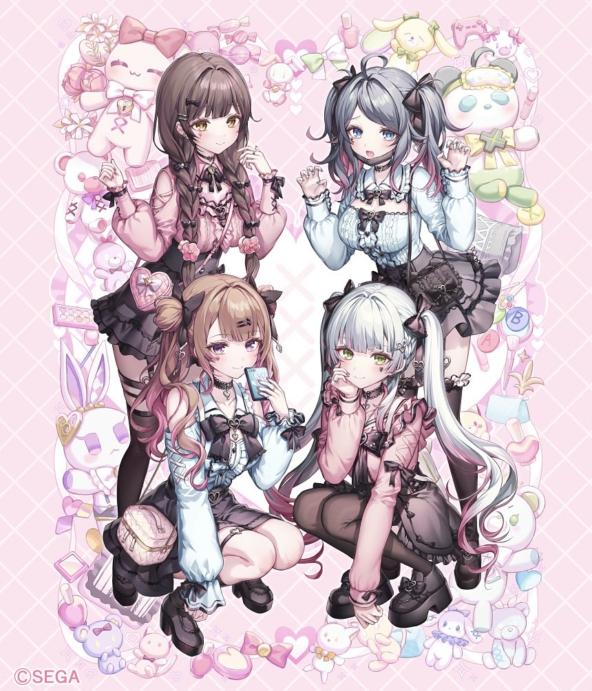 kasu1923's tweet photo. SEGA音楽ゲーム『オンゲキ』
ボーカル楽曲「Yami Yami」のイラストを担当させていただきました! 🎀
よろしくお願いします〜　#オンゲキ https://t.co/ziCmo8kg9Z