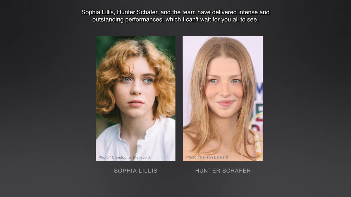 klobrille's tweet photo. Kojima Productions x Xbox development updates:

OD:
• OD development is going smoothly and is on schedule
• OD will "test the thresholds of fear"
• "Sophia Lillis, Hunter Schafer, and the team have delivered intense and outstanding performances"

PHYSINT:
• "PHYSINT is the culmination of more than 40 years of my career: a project that will redefine 'action-espionage'"
• Project is making steady progress
• Bill Skarsgård cast as Lead Role

https://t.co/rgB48VuaGM