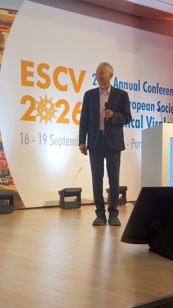 ESCVirology's tweet photo. Day 1 highlights at #ESCV2026! 🏆
Congratulations to Tulio de Oliveira on receiving the Gardner Award and Maud Salmona on receiving the Heine-Medin Medal. 🌍 A standout keynote from Jan Semenza explored Global Warming and the Expanding Frontiers of Arboviruses. #Virology https://t.co/Kqw8WX1wsm