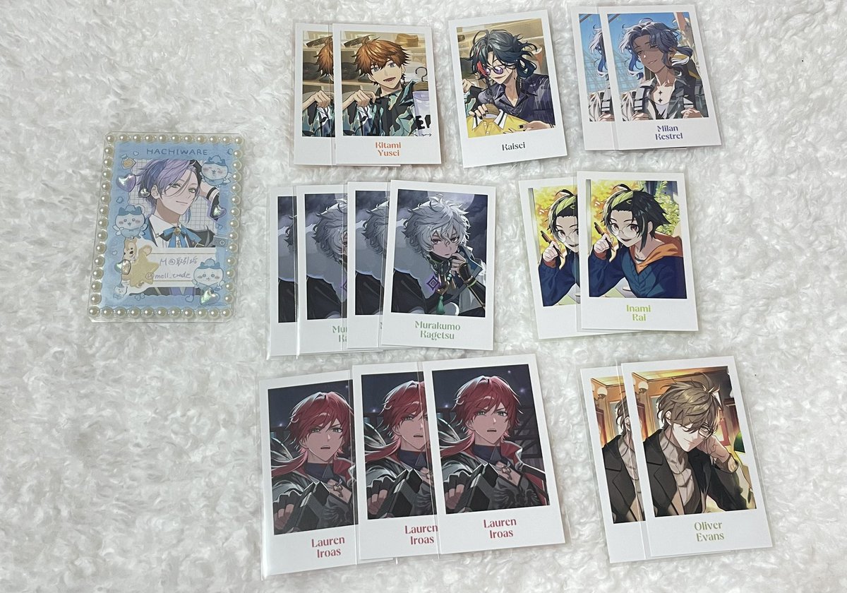 mell_trade's tweet photo. 【交換】
にじストア6周年メモリアルグッズランダムチェキ風カード Bグループ

【譲】画像参照
【求】同種IDカードの方

郵送交換希望です https://t.co/YKkc3slb8M