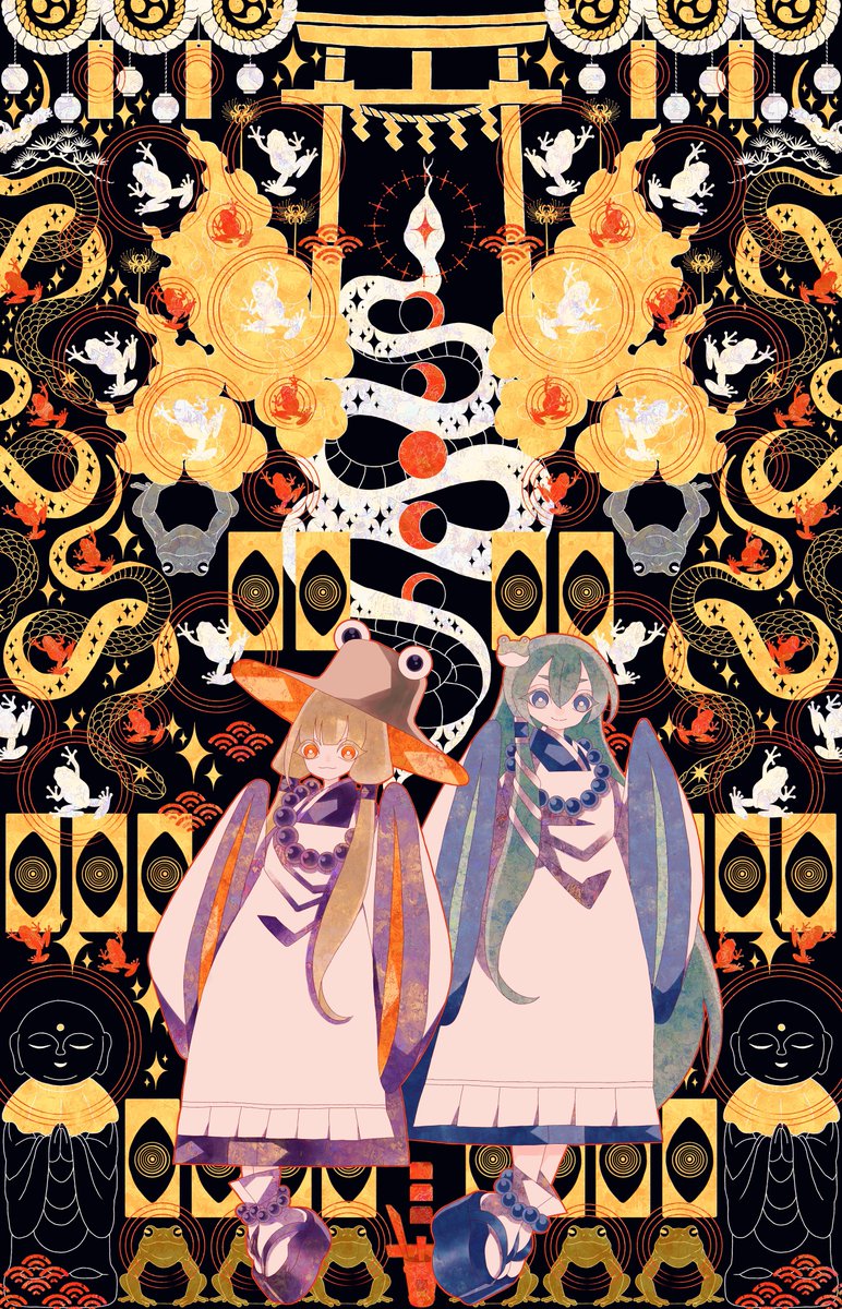 7fo8_is_god777's tweet photo. 🌕金白蛇多邇🌕
東方Project
洩矢諏訪子
東風谷早苗 https://t.co/I4STztz1Pp