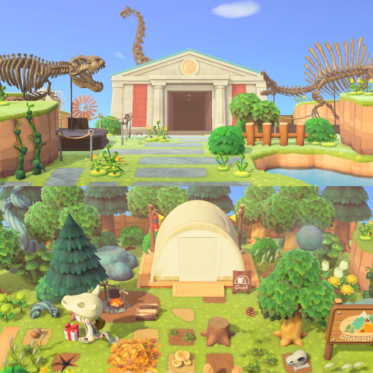 puri168_'s tweet photo. りーぬ島初めての完成🌳ˊ˗

#あつ森 #あつ森写真部 
#AnimalCrossing #ACNH https://t.co/4vM5f783e0