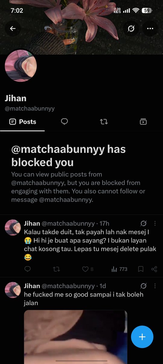 Ruminyx1's tweet photo. @matchaabunnyy ni Scammers ye guyss for information... https://t.co/ofeamO9mtz