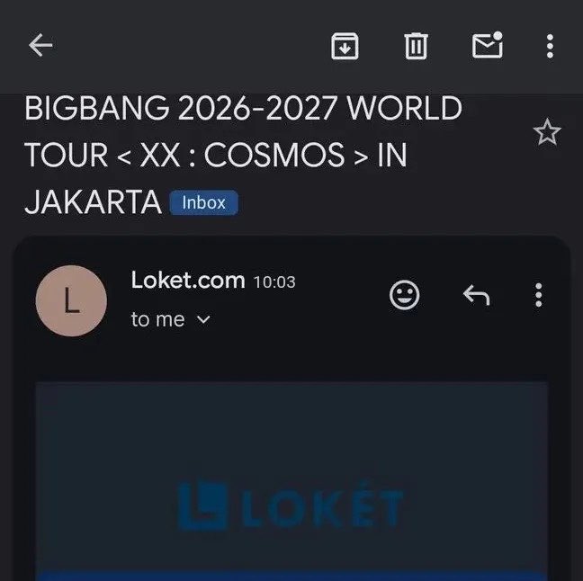 yecglowy's tweet photo. WTS TIKET BIGBANG WORLD TOUR < XX : COSMOS > IN JAKARTA 

Diamond VIP  (Available 2 tix)
Price 7.1jt pereach 
secured di jam 10:03
  di jual karena temen pindah section. 
dm for want buy serius. 

t.wts wtb ticket bigbang in jkt https://t.co/SsUnj1sHTX