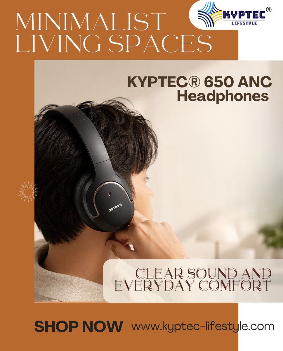 Kyptec_nitin's tweet photo. Less clutter. More comfort. Better sound. 🖤
 KYPTEC® 650 ANC Headphones are made for people who like their style clean and their audio powerful. Whether you are working, travelling, listening to music, or simply taking some time for yourself, 650 brings deep bass, noise control, and comfortable over-ear listening into one sleek everyday design.
Because premium sound does not have to shout — sometimes it just fits perfectly into your lifestyle.

India's Fastest Growing Audio Brand...Designed in India.

Follow Twitter page @Kyptec_Audio for latest launches & exclusive offers:

🛒 Also available on Amazon Just search on Amazon “Kyptec Headphones”
✔️ COD available
✔️ Easy EMI options

🛒 Shop Now on our Website: https://t.co/WwzDR7pdIr

Follow the Founders of Kyptec LifeStyle:
@Kyptec_nitin
@Kyptec_swetav
#Kyptec650 #ANCHeadphones #PremiumSound #WirelessHeadphones #KyptecLifeStyle