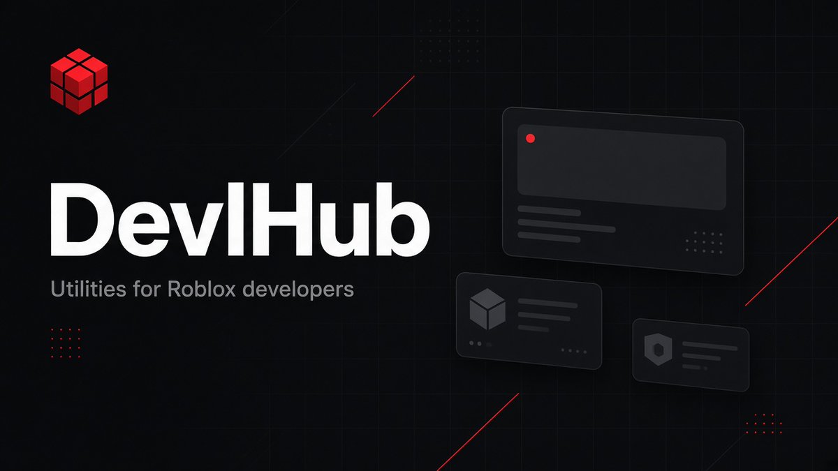 devlhub's tweet photo. Build systems once. Share them on DevlHub.
Stop reinventing the same systems.
Explore: https://t.co/e7wKgEC52J
Community: https://t.co/mNVC8MNVnx
#GameDev #DevlHub #Roblox https://t.co/99Omr3Ap8O