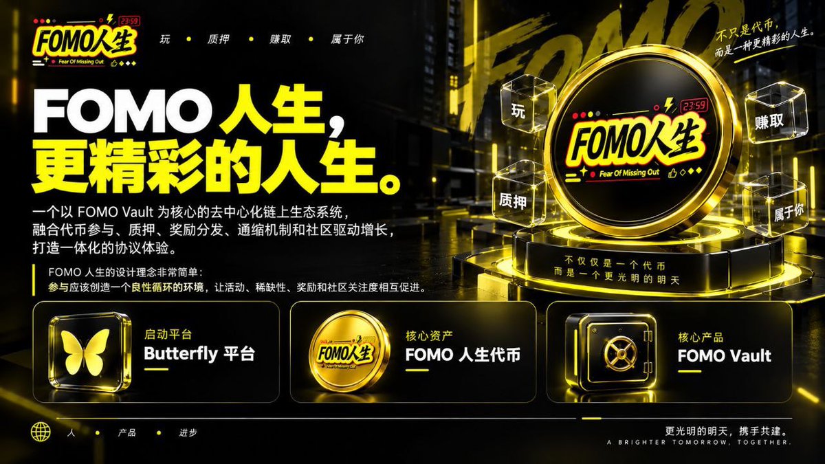 FomoLife_2026's tweet photo. FOMO人生 · 精彩一生

一、缘起
你错过的不只是机会，是每一次别人赚钱时你刚好在忙。

2010年，有人用一万个比特币买了两块披萨。你在加班。
2017年，有人梭哈山寨币，你在观望。
2021年，有人冲进狗狗币，你在开会。
2024年，有人靠meme财富自由，你还在等回调。

你不是没眼光，你只是——总差那么一点点勇气，和早那么一点点。
于是你发誓：下一次，我一定冲。

结果下一次来了，你又怕了。
等你终于冲进去，别人已经在出货。
你站在山顶，风很大，账户很绿。
这就是FOMO人生。

二、我们是什么
FOMO人生不是一个项目，是一种集体心理症状。

· 看到别人晒收益，心跳加速
· 看到K线拉升，手指发痒
· 看到群里喊单，理智下线
· 看到暴跌，安慰自己“长期持有”

我们的口号是：“怕错过，更怕接盘。”

三、代币经济学
· 总供应量：你的全部积蓄
· 流通量：你冲进去的那一刻
· 锁仓：你被套住的时间
· 销毁：你割肉离场
· 社区：一群和你一样，永远在等下一个百倍的人

四、路线图
第一阶段：错过
第二阶段：FOMO
第三阶段：冲进去
第四阶段：被套
第五阶段：装死
第六阶段：回本就走
第七阶段：回本了，但不想走了
第八阶段：又跌了

五、风险提示
FOMO人生的最大风险不是归零，是你永远觉得自己还有机会。

六、加入我们
如果你也曾在深夜盯着K线，怀疑人生；
如果你也曾在群里看到别人晒单，默默关掉手机；
如果你也曾在暴涨时犹豫，在暴跌时后悔——

欢迎来到FOMO人生。

这里没有庄家，只有一群互相安慰的接盘侠。

怕错过，就别怕套牢。
怕套牢，就别看群。

FOMO人生，与你同在。

#FOMO人生 #加密世界 #Binance