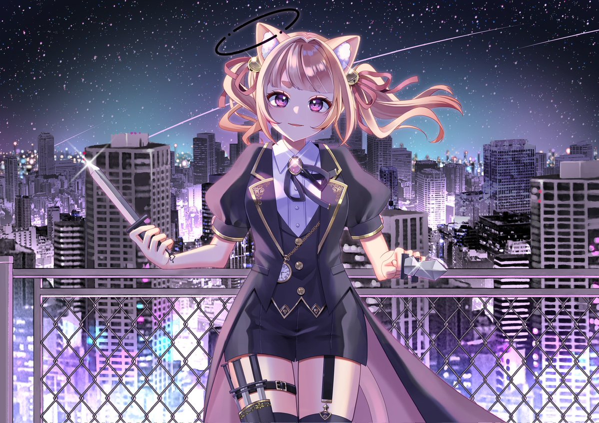 89ri_4L's tweet photo. 🎀 白鈴シエル3rd Anniversary 🎀

「 夜はまだまだこれからじゃない？ 」

illustration┊︎水深子( #ewokaku335 ) https://t.co/W1tHKiRdPM