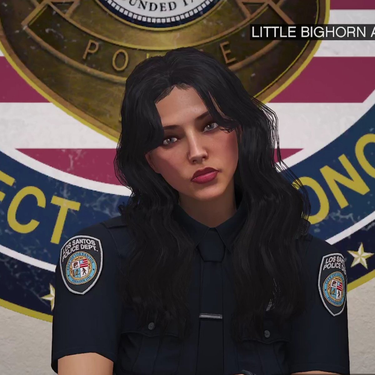 moodyvesalt's tweet photo. from mugshot for shooting down cops to getting her picture taken for joining the cops lmaooo https://t.co/1A8oUEJI8T