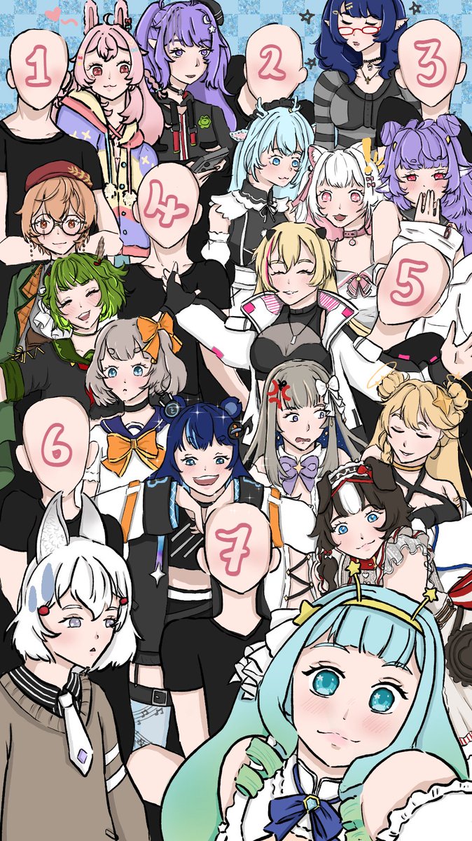 Rrangaaaa's tweet photo. who you next to in the group photo ....?
and why would it be number 7....
@tenmamaemi @EepySleepyCh @jellyhoshiumi @Nitya_Nil @grampico_ @BibiBiscuitCh
#MariArti #MMOARTPG #Rinkaku #IoriSSART #Artchoholic #ClioArte #Mooekaki #urukart #Lumillust #Dizzillust #JellyDoodle #NARTcolepsy #shiillustration #Nityart #BibiPrints