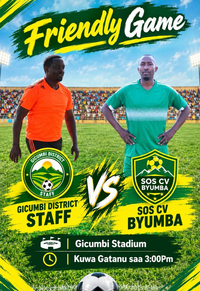 InRukomo's tweet photo. This match will be Fire-Fire 🔥🔥🔥🔥🔥 @Gicumbi_Rwanda Staff Vs @SOS CV Byumba. I can't plan to miss https://t.co/MjqRavmU1k