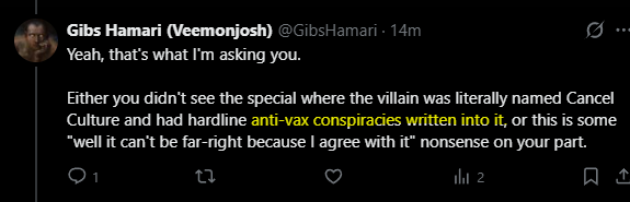 YTPepsiMan666's tweet photo. @GibsHamari @WithTheWill Hey, pal. You forgot to delete this reply too after Don put you in your place about it. You were slandering the guy and hadn't even watched. This is precisely why onkei should not be further legitimized. https://t.co/49j1Pna2iB