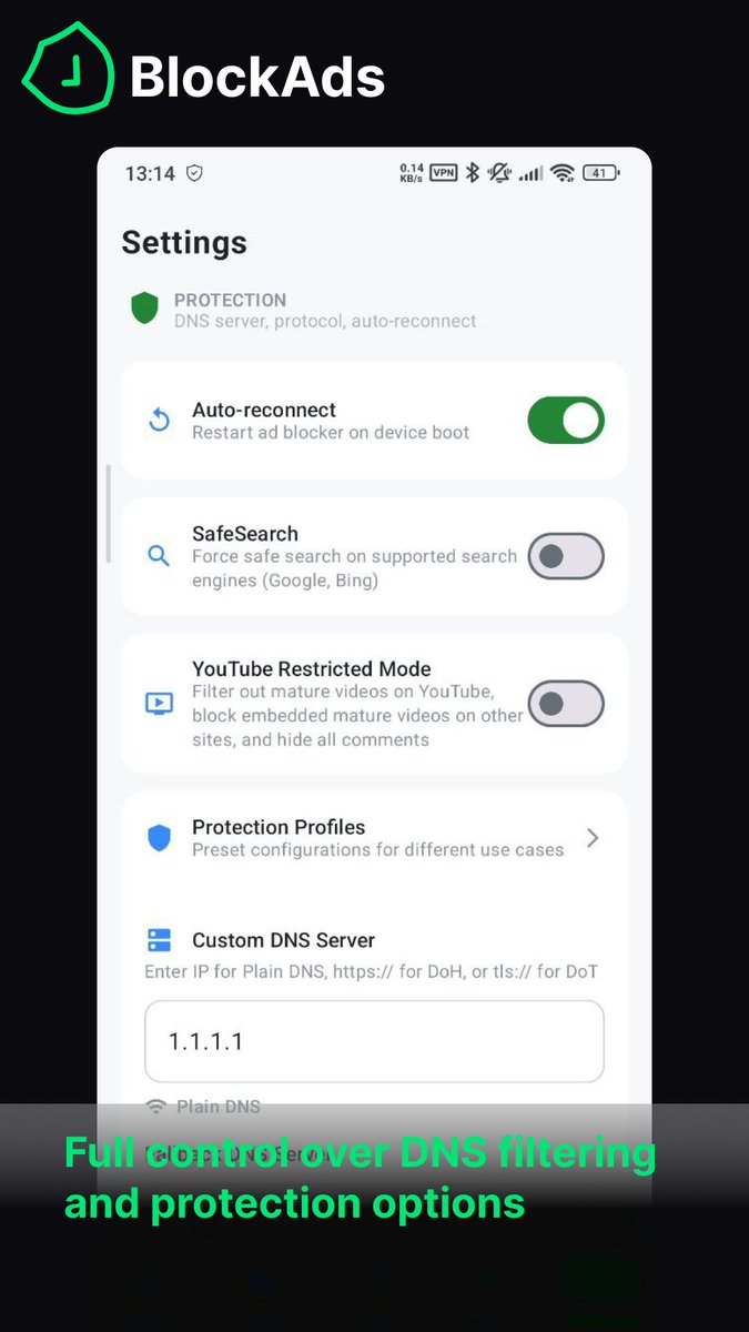 Techjunkie_Aman's tweet photo. Android finally has an ad blocker that feels built into the OS.

BlockAds is a free, open-source app that blocks ads, trackers, and malware system-wide with no root required.

Features:

• System-wide VPN-based ad blocking.
• No root or data collection.
• WireGuard profile import.
• Per-app filtering support.
• HTTPS filtering for browsers.
• Banking app compatibility list.
• DNS-over-HTTPS support.
• Real-time DNS query logs.
• Auto-updating filter lists.
• Works completely on-device.

It even includes a root proxy mode, custom allow/block rules, and Material You support.

Would you use this over AdGuard or RethinkDNS?