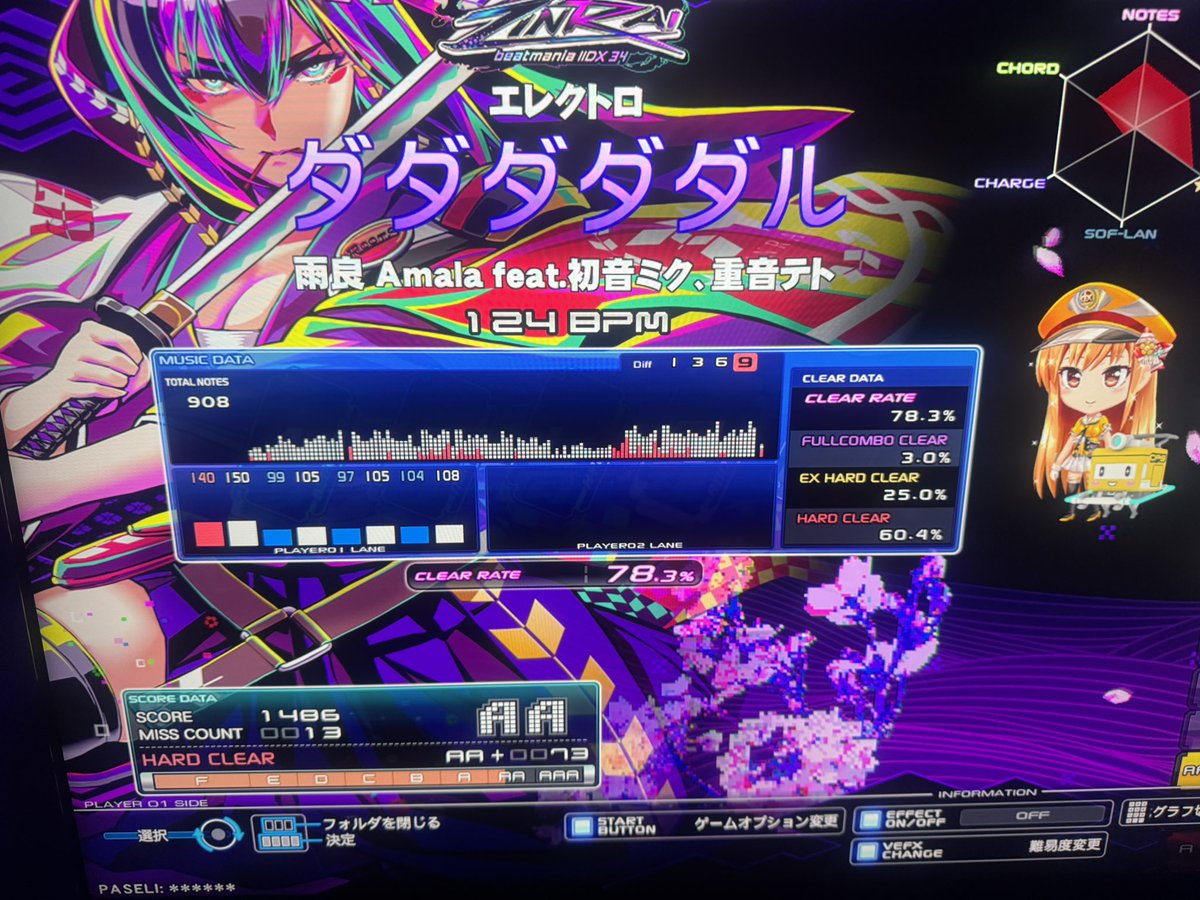 tagsansan's tweet photo. 版権曲で☆9で油断してたらとんでもないの降って来た、ガチで落ちるかと思ったwww https://t.co/lovT7TwJX3