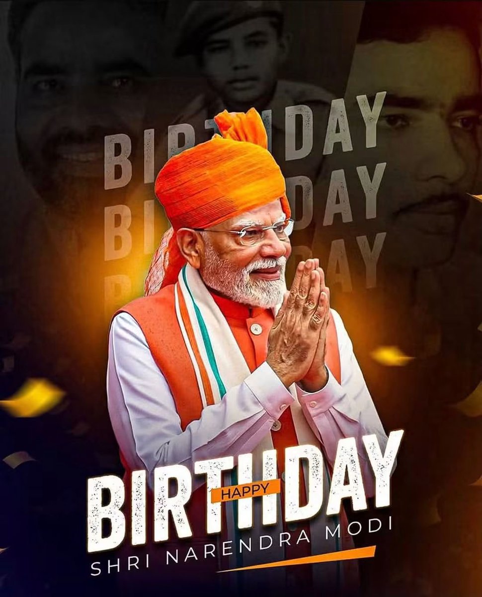khesariYada's tweet photo. Happy Birthday to our Hon'ble Prime Minister Shri Narendra Modi Ji ❤️🙏🏻
The man who made India dream big. May Bharat keep growing under your leadership. 🇮🇳🙏🏻
 ❤️🙏🏻 https://t.co/o3sIPhVzRh