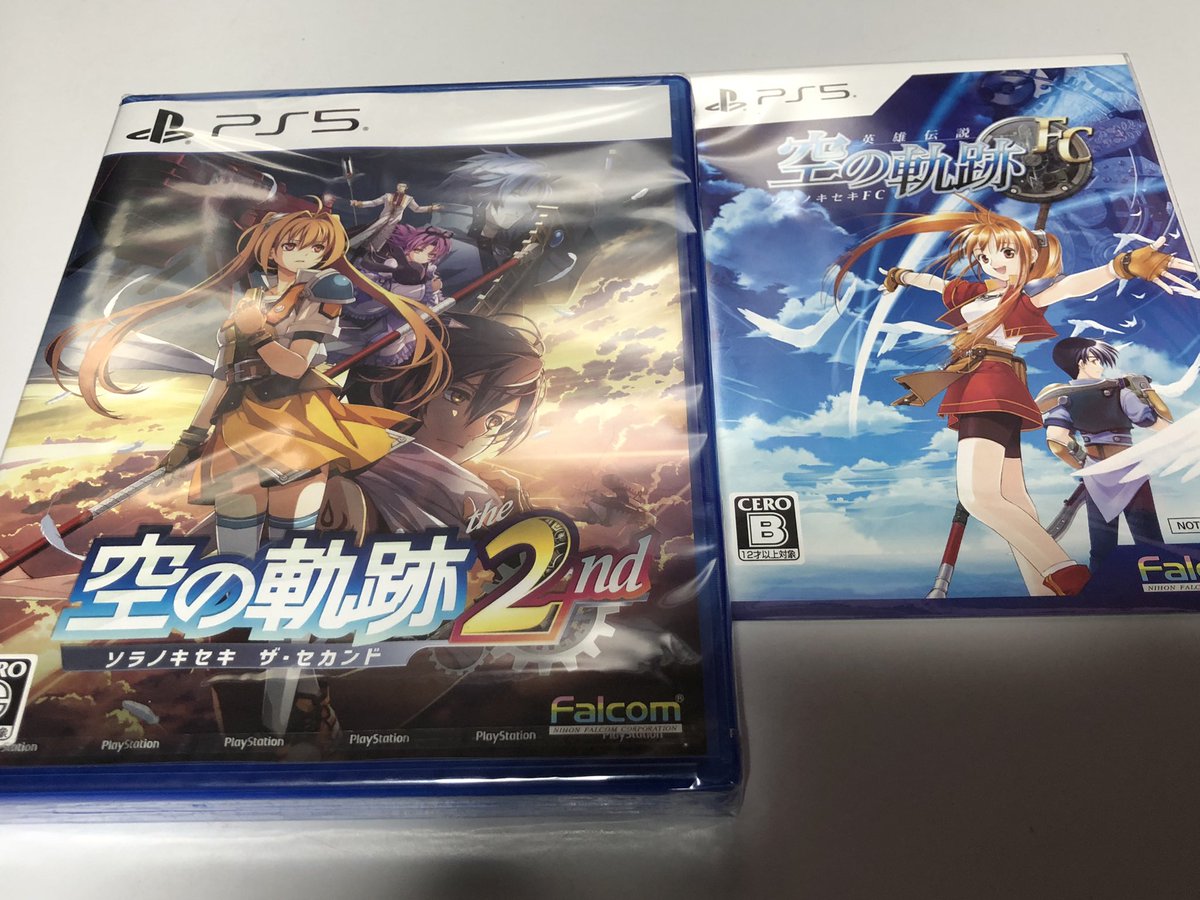 sikkoku51379's tweet photo. 空の軌跡届いたから早くやりたいなぁ
古戦場中に時間作ってなんとかやれないものか https://t.co/cWgy7TjQ78