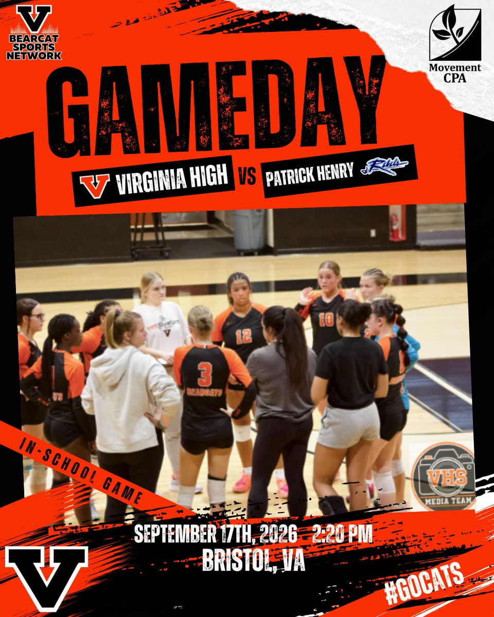 bearcatnetwork's tweet photo. IT'S GAMEDAY!

In celebration of V-T Week, the Lady Bearcats host Patrick Henry in a special In-School Game as the gym will be packed out with the VHS student body!

🎙️ Clay Ramsey
📻 https://t.co/ldZJyU4sV9
📷  via VHS Student Media Team https://t.co/zSv6UVp8VL