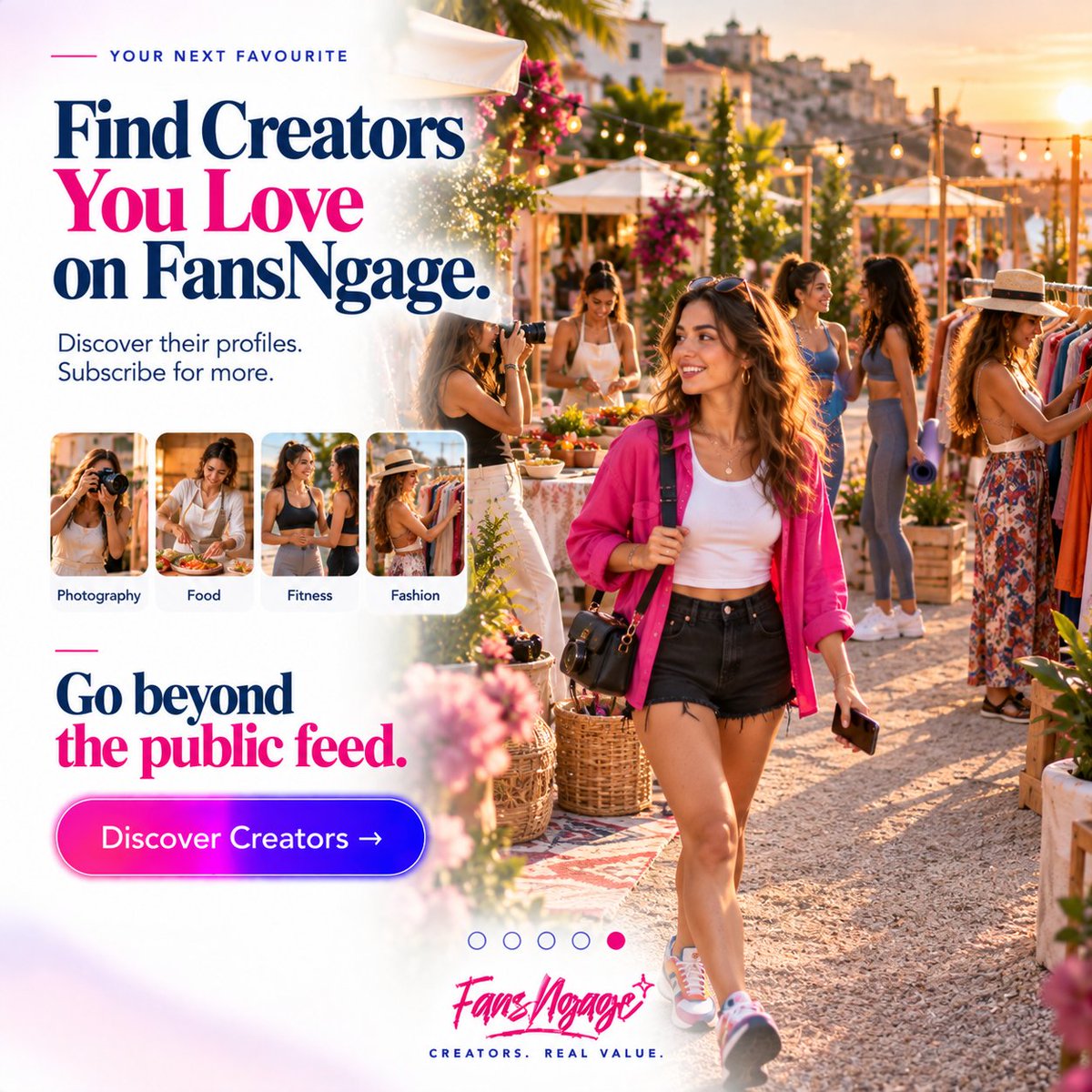 fansngage's tweet photo. Which creator would you search for first?

Discover them here 👇 https://t.co/DpkfciXhQP https://t.co/zy2pTGk8xb