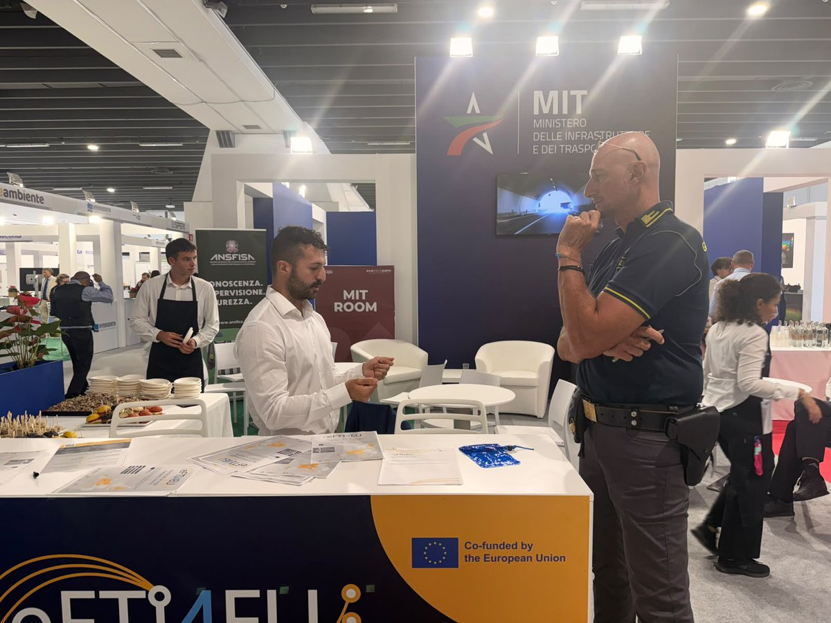 RAM_Spa's tweet photo. RAM partecipa a #RemTechExpo Ferrara 2026 con il progetto #eFTI, dedicato alla digitalizzazione delle informazioni sul trasporto merci. Un percorso verso interoperabilità, efficienza e sostenibilità della logistica https://t.co/wPDuD1vER5
