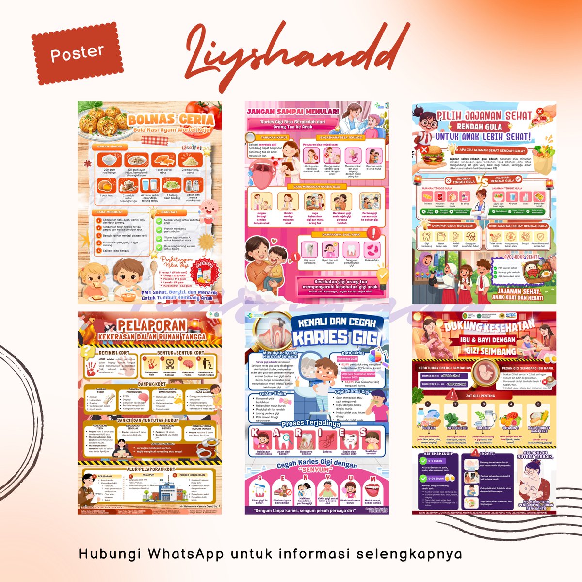 liyshandd's tweet photo. Gaiiis pemesanan sudah normal kembali yah 🫶🏻
semua desain ready to order 😍✌🏻

🥝  Poster (A4,A5 maupun A3)
🥝 Leaflet / Brosur
🥝 Booklet 
🥝 Infografis 

👇🏼Sila klik link untuk pesenan 👇🏼
https://t.co/o72Rzqqr7P
#zonauang #zonajajan #jokiposter #jokileaflet #jokibooklet https://t.co/d65r6PQ5LM