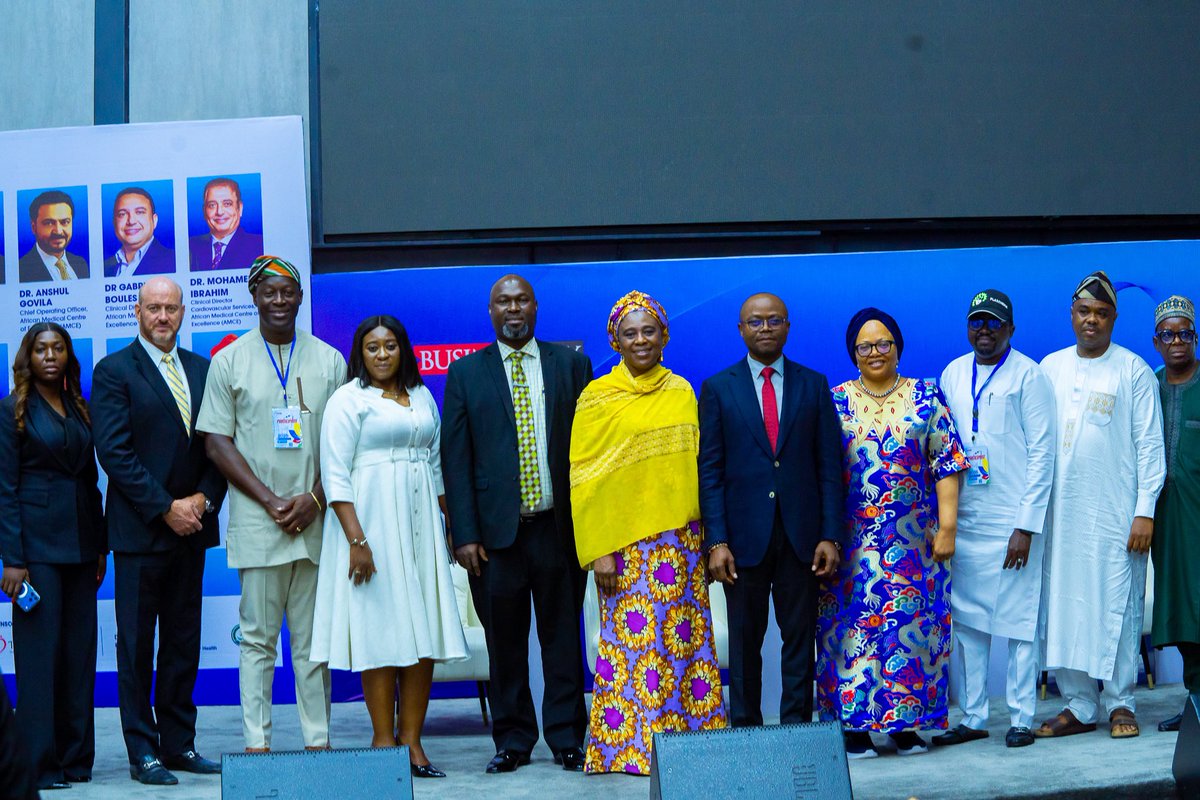 amce_africa's tweet photo. The BusinessDay Health Conference 2026 brought together key voices across Nigeria’s healthcare sector to examine the systems needed to advance universal health coverage.
#AMCE
#PatientCentredCare
#BusinessDayHealthConference2026
#OneYearOfImpact
#OneYearAnniversary https://t.co/l7GenkUIVM