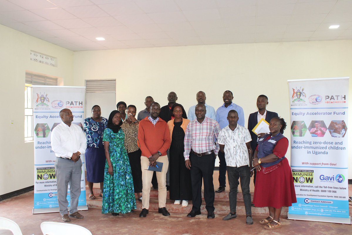 OrgBachi's tweet photo. Our EPI performance review in Jinja today didn't just look at numbers—it unpacked the "why." Stakeholders across Northern division came together to strengthen immunization services in our communities. Real conversations. Real solutions. Real progress. #VaccinationEquity #BACHI https://t.co/47MNVbU7Nd