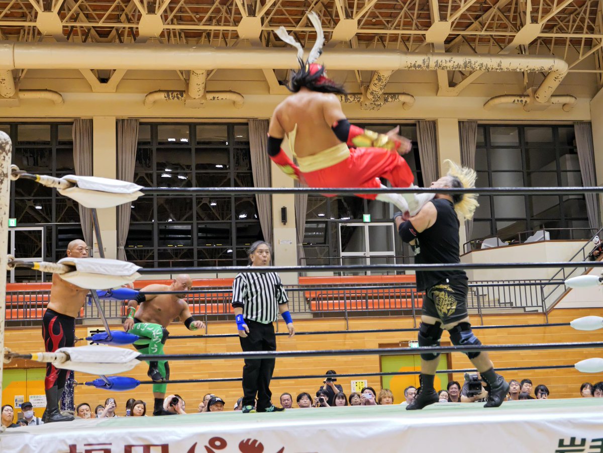 hlkysh's tweet photo. #みちのくプロレス
2026.0912 
矢巾町民総合体育館 https://t.co/HijDramv5s