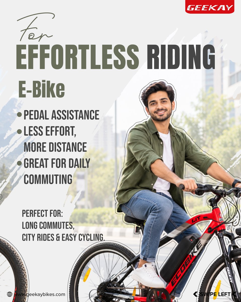 GeekayBikes's tweet photo. 🚲 Find the bicycle that fits your lifestyle! Your perfect ride is just a swipe away. ✨
#GeekayBikes #BicycleBuyingGuide #FindYourRide #CyclingLife https://t.co/6lNdrAVD52