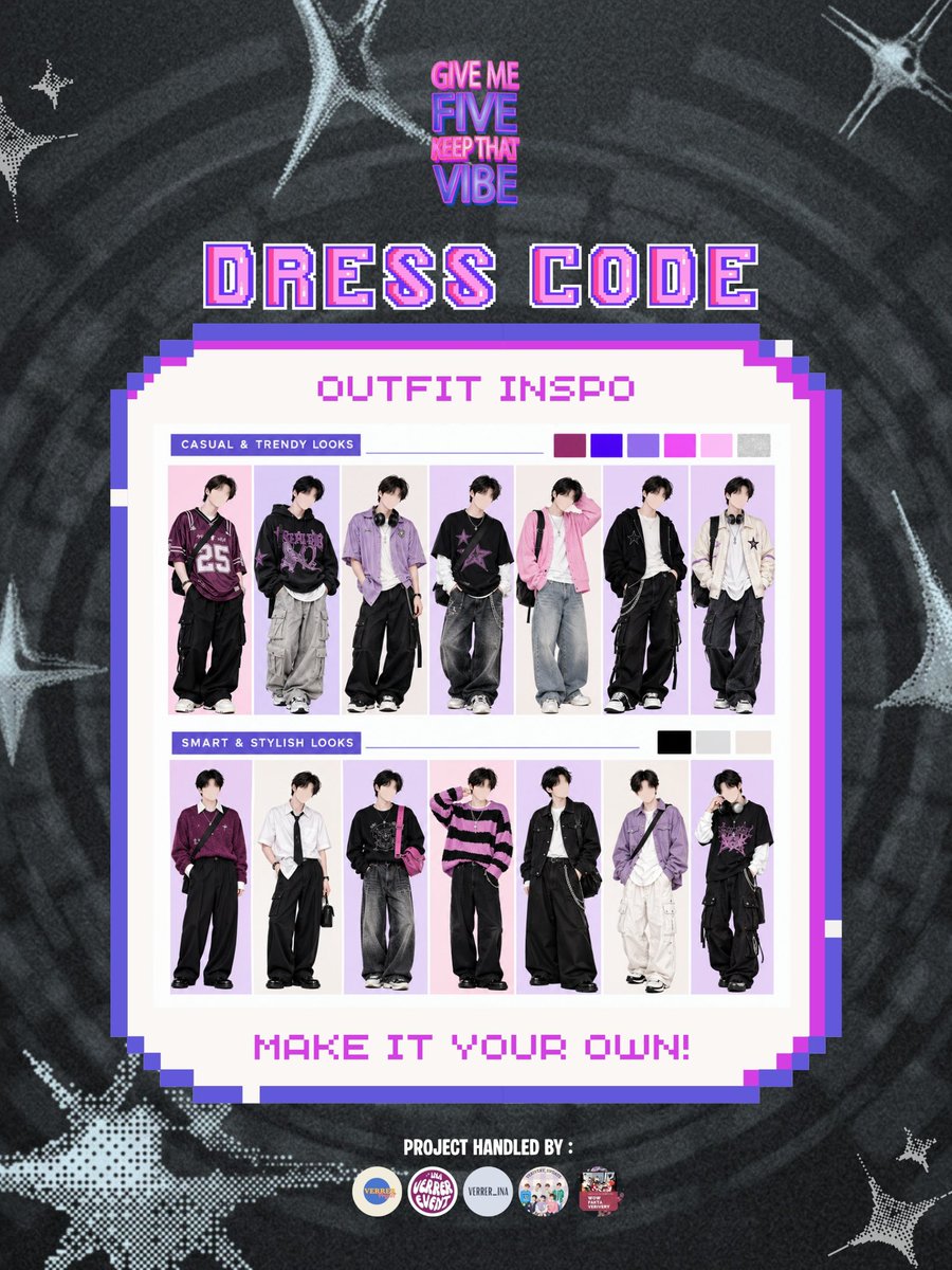 VERRERPROJECT's tweet photo. VERRER, WE HAVE A LITTLE MISSION FOR YOU👀💜

Pick your color, style your fit, and come shine with us!✨

#베리베리 #VERIVERY
#베러 #VERRER
#GM5KTV https://t.co/XMDrgTqJB2